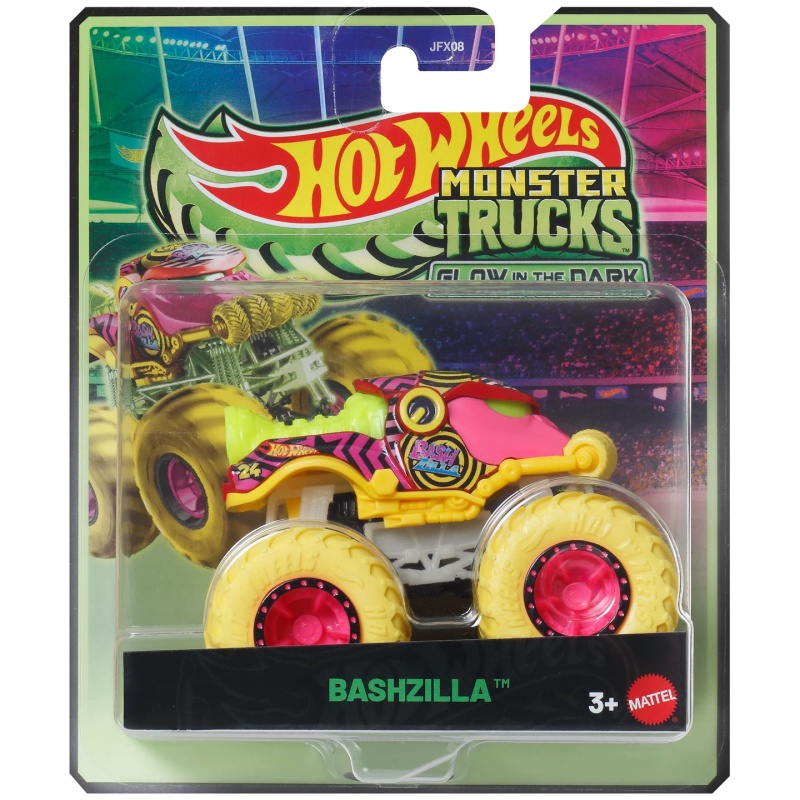 Hot Wheels Car Mainline - Mattel Hot Wheels Monster Trucks Glow-in-the-Dark