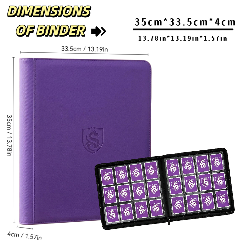 12-Slot Premium Side-Insert Ca - Pokemon Binder Card 评论和价格