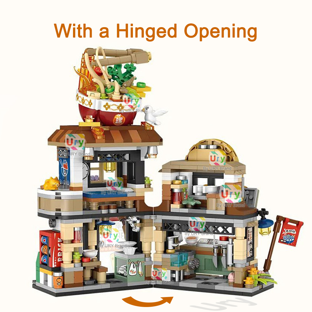 Mini City Japanese Street View - Lego Set City 评论和价格