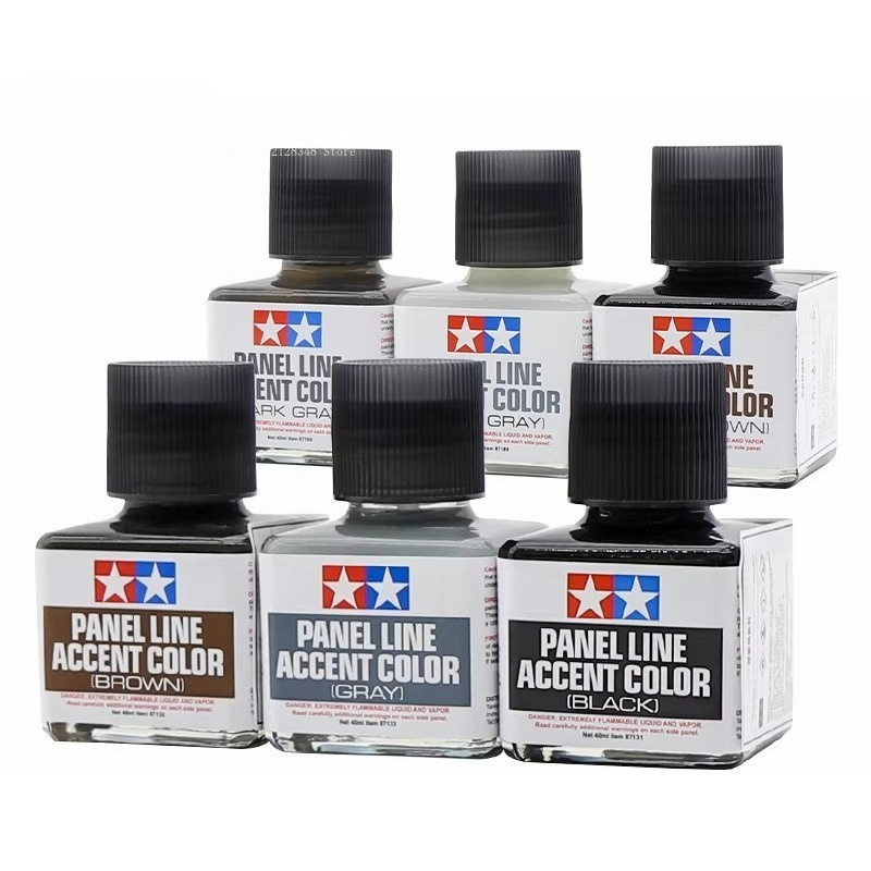 Panel Line Accent Color 40ml E - Tamiya Model Paint Set 评论和价格
