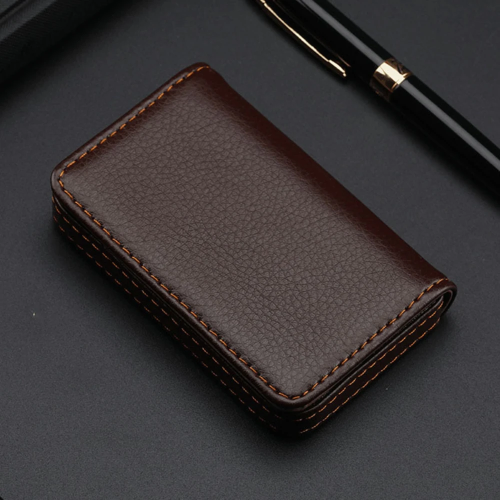 Sized Stitched PU Leather Cred - Card Top Loader 评论和价格