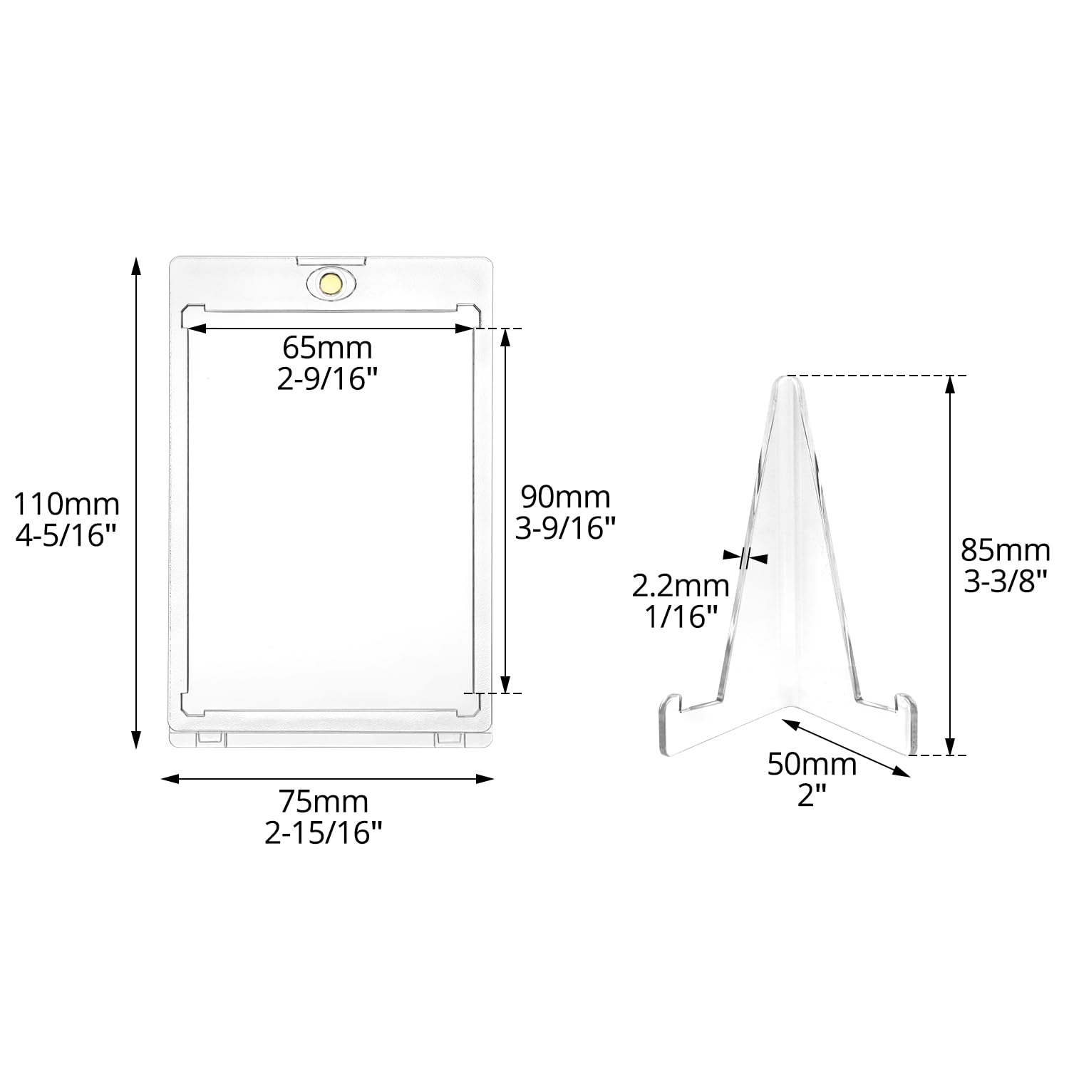 35PT Magnetic Card Holder Disp - Card Penny Sleeve 评论和价格