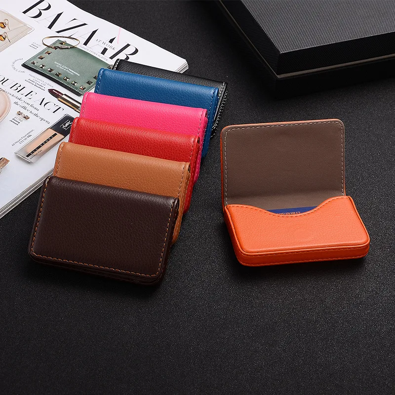 2026 PU Leather Business Card  - Card Top Loader 评论和价格