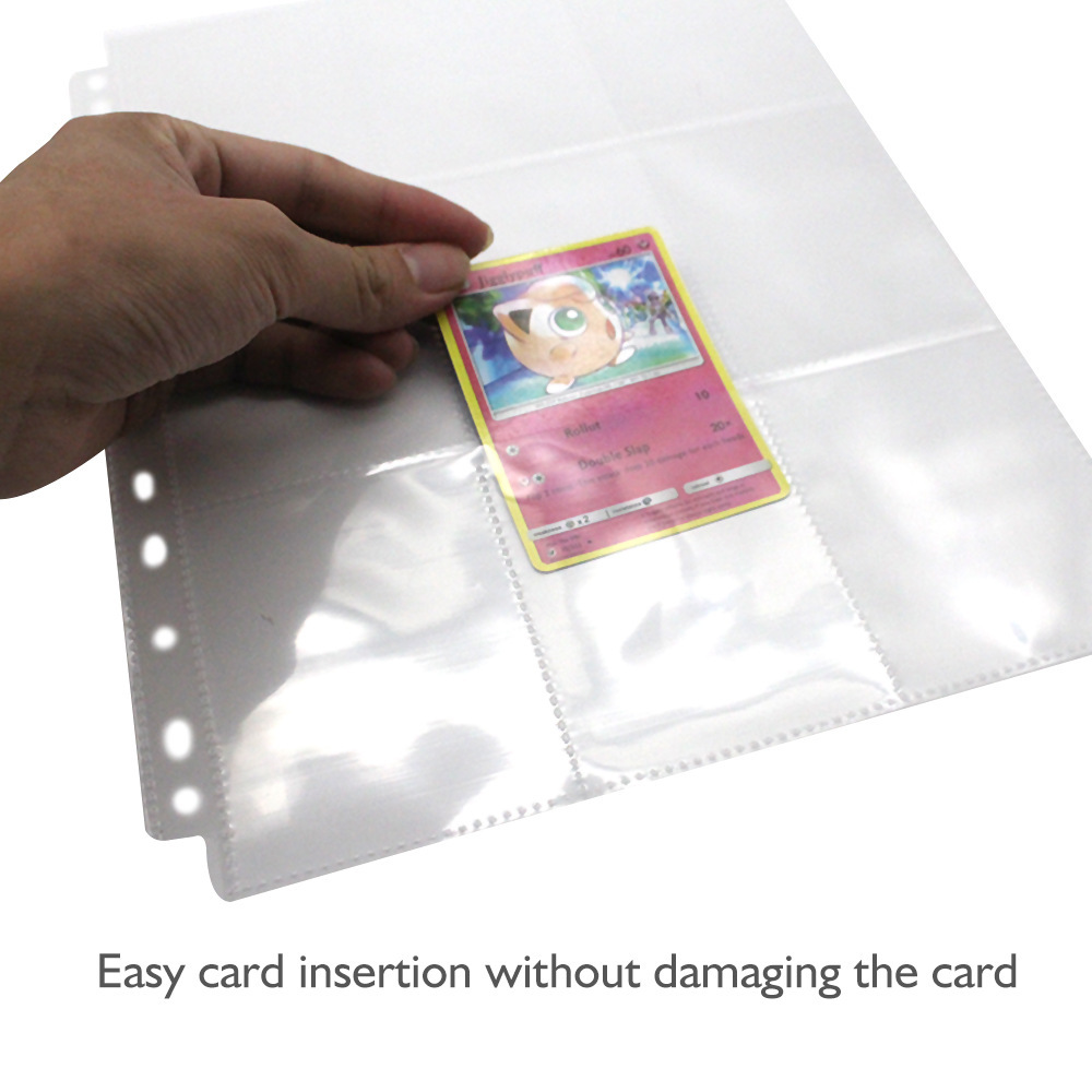 50pcs 9 Pocket Trading Gaming  - Trading Card Binder 评论和价格
