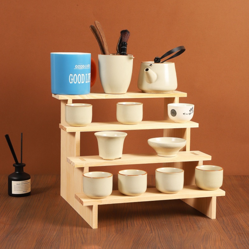 Wood Display Riser Wood Displa - Display Risers Set 评论和价格