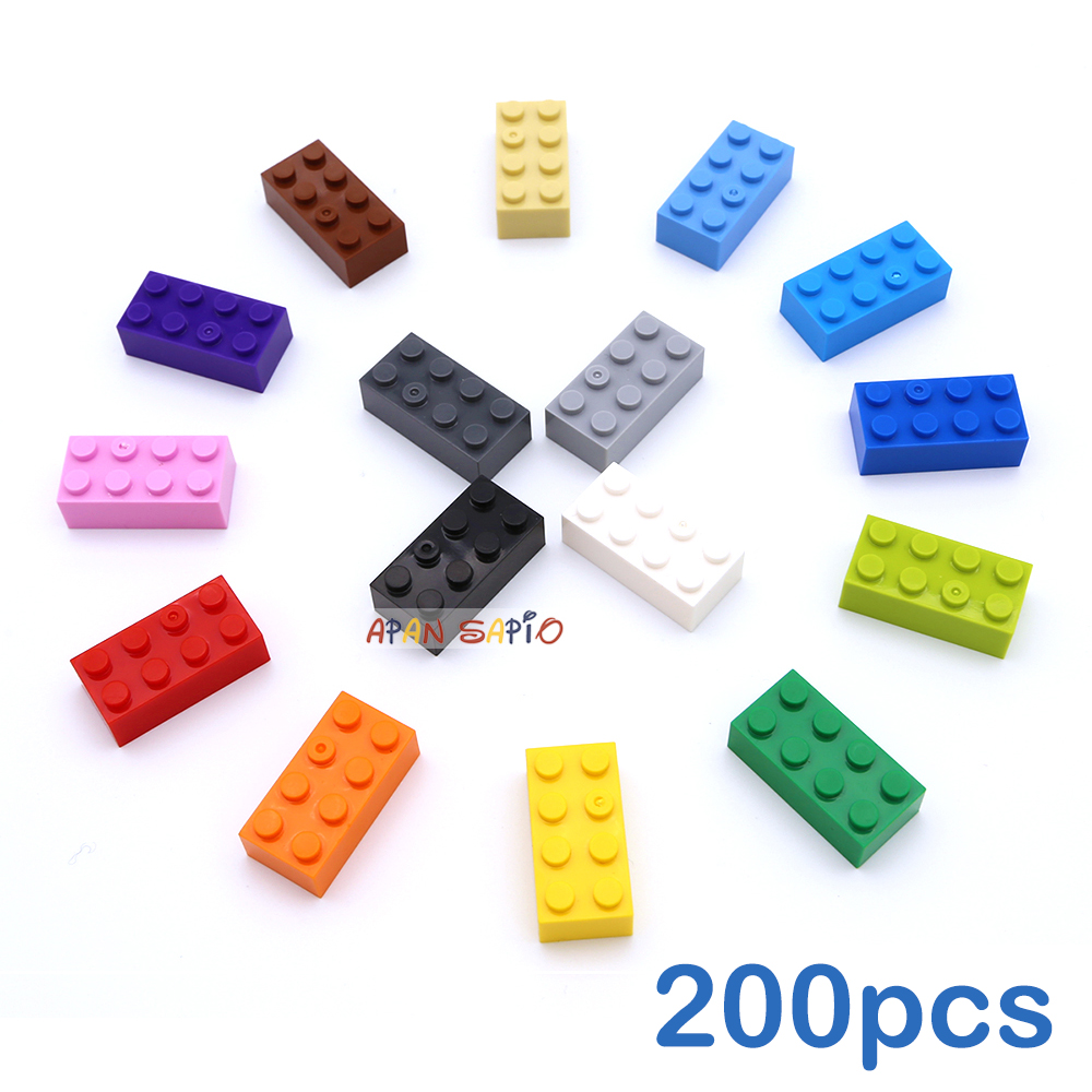 200pcs 2x4 Dot DIY Building Bl - Lego Set City 评论和价格