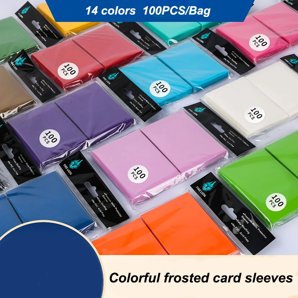 62x89mm 100PCS/Set Solid Matte - Card Penny Sleeve 评论和价格