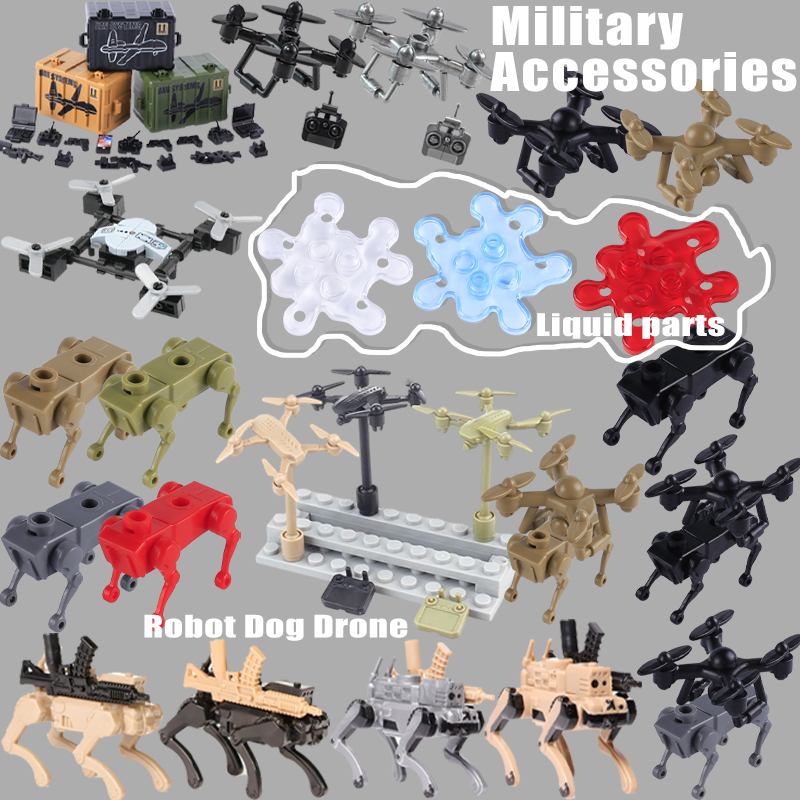 WW2 Military Accessories UAV R - Lego Minifigure Holder 评论和价格