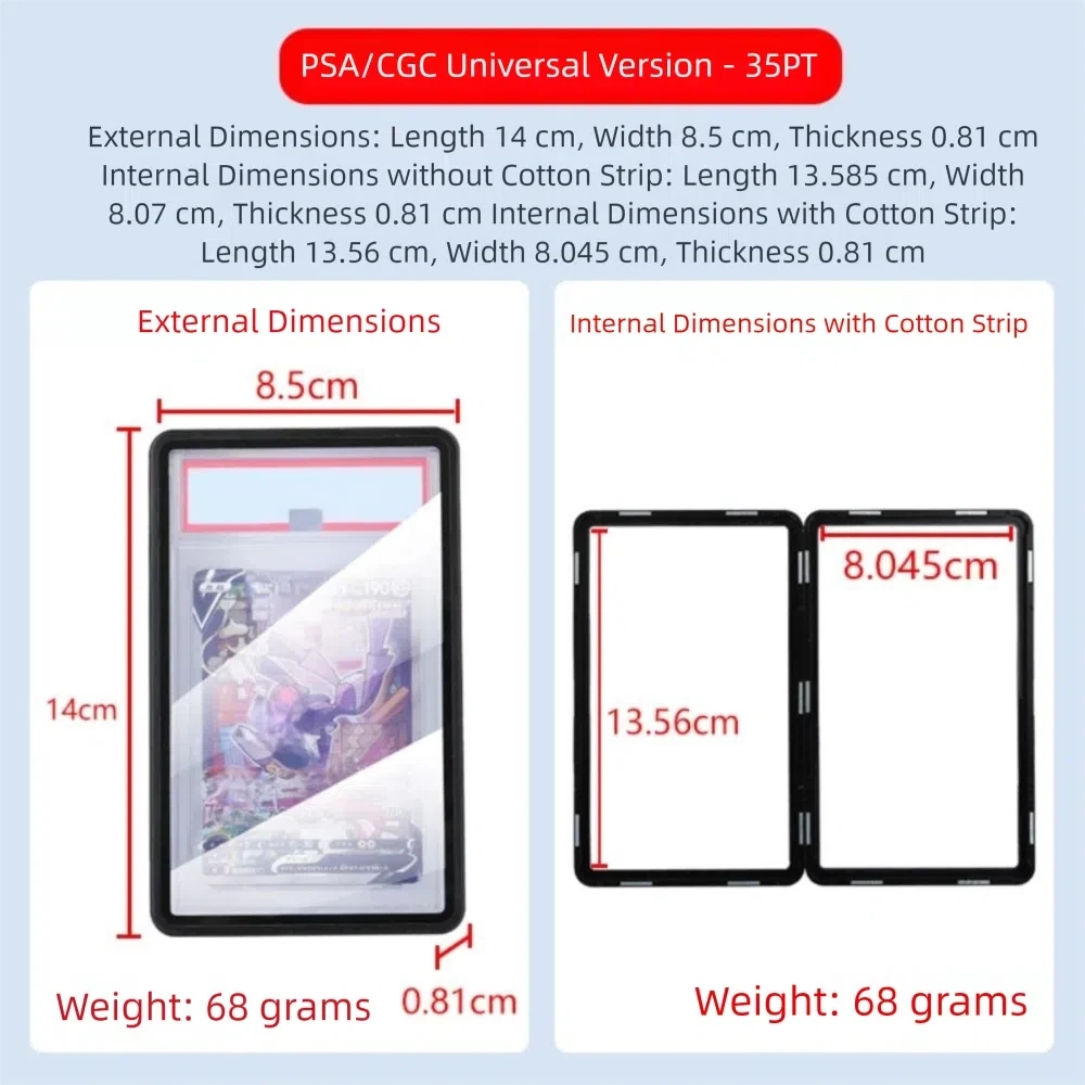 Aluminium Frame PSA/CGC Graded - Graded Card Display 评论和价格