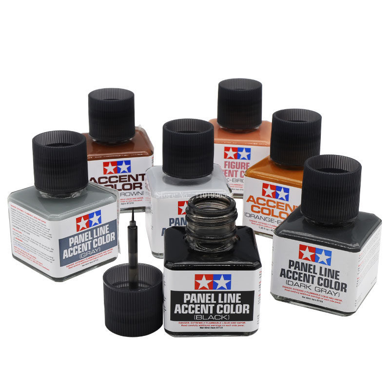 40ml Panel Line Accent Color E - Tamiya Model Paint Set 评论和价格