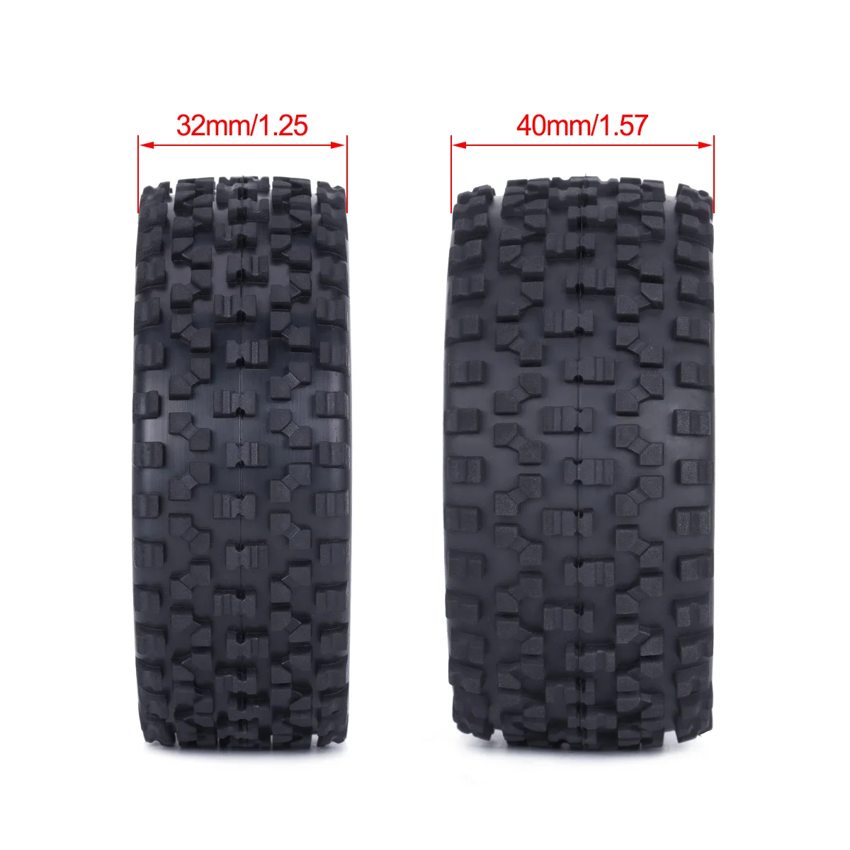 4 Pcs 88mm Buggy Tires Wheel T - Tamiya Model Rc Car 评论和价格