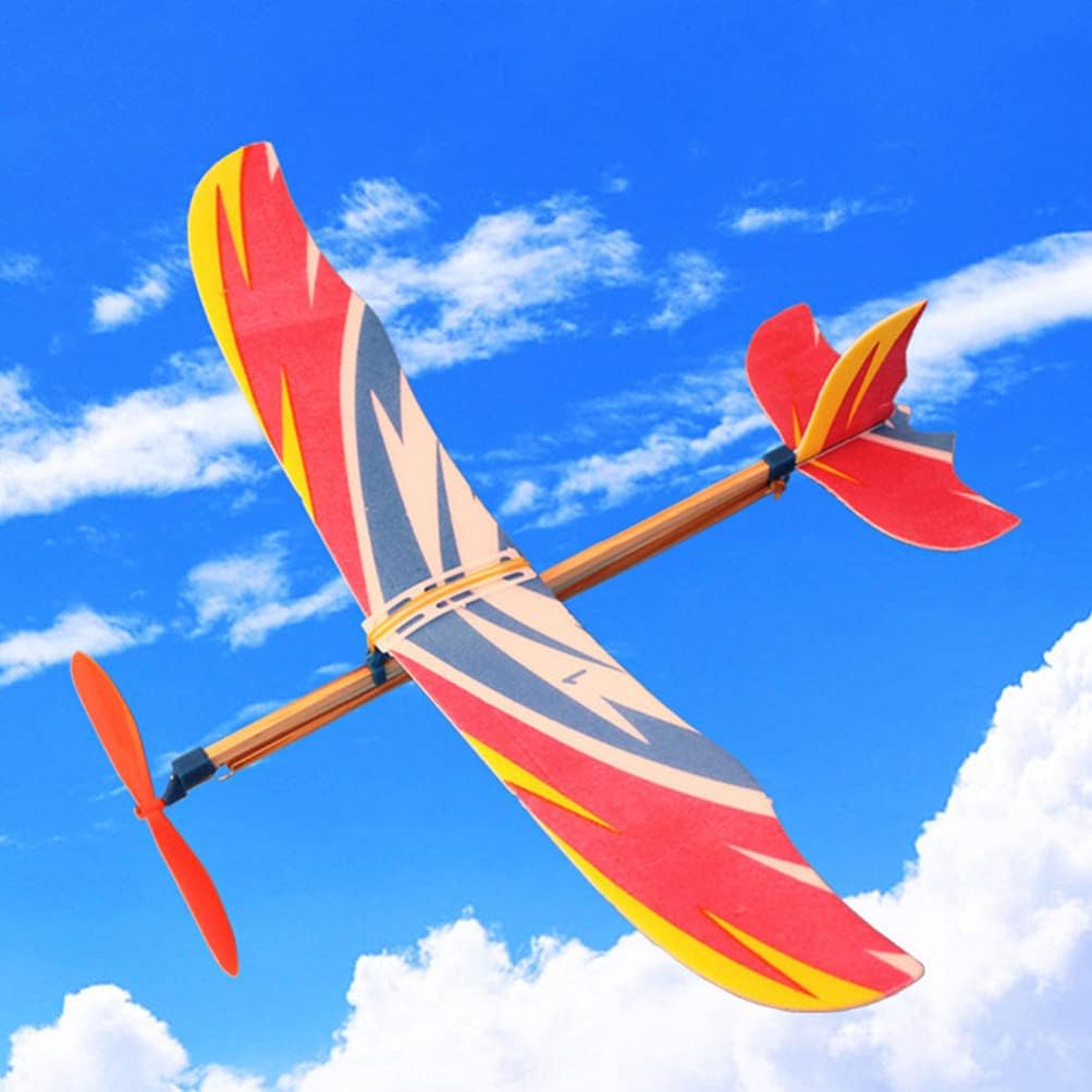 5/10Pcs Rubber Band Powered Ai - Model Airplane Plastic 评论和价格