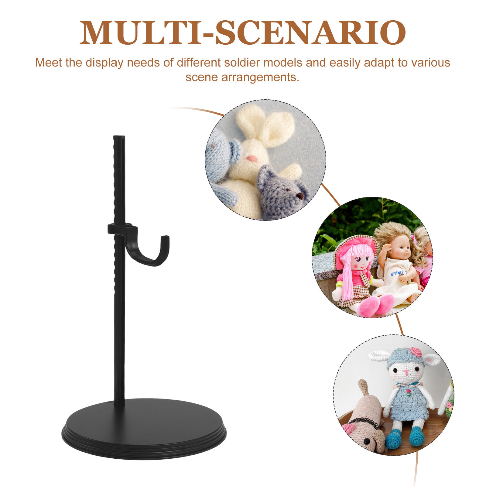 2 Pcs Adjustable Figure Base f - Action Figure Stand 评论和价格