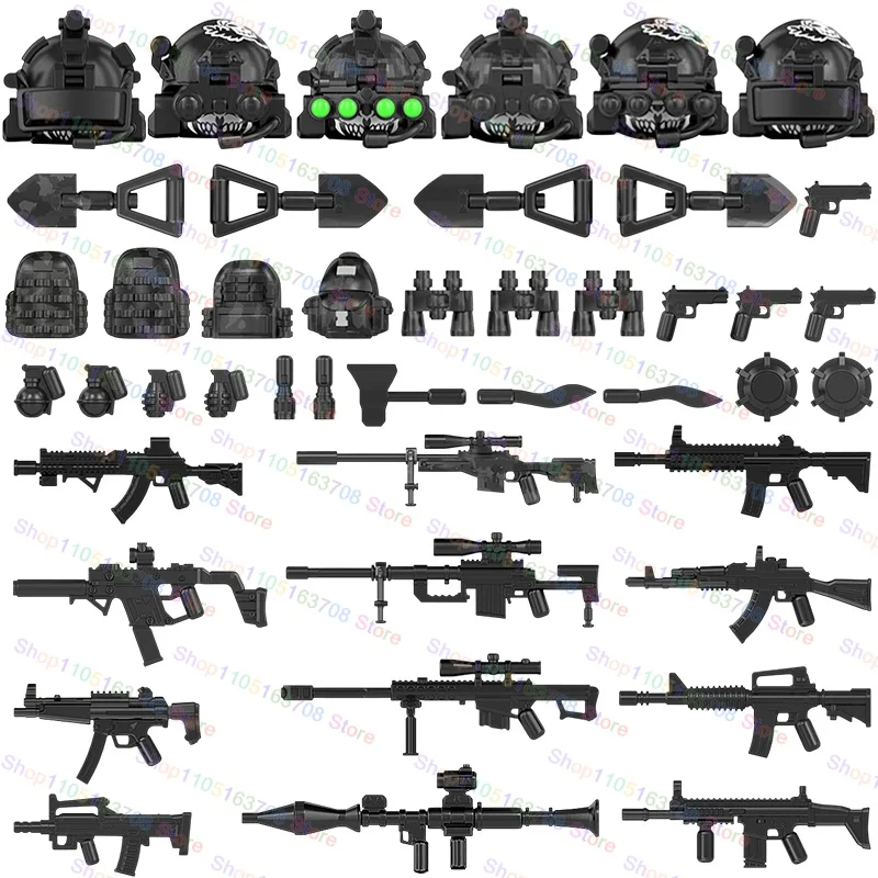 MOC Military Soldiers Action F - Lego Minifigure Holder 评论和价格