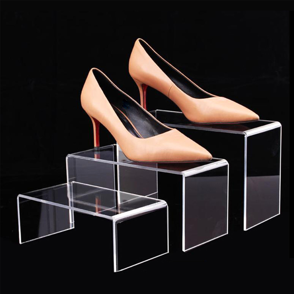 3/6/9Pcs Acrylic Display Stand - Display Risers Set 评论和价格