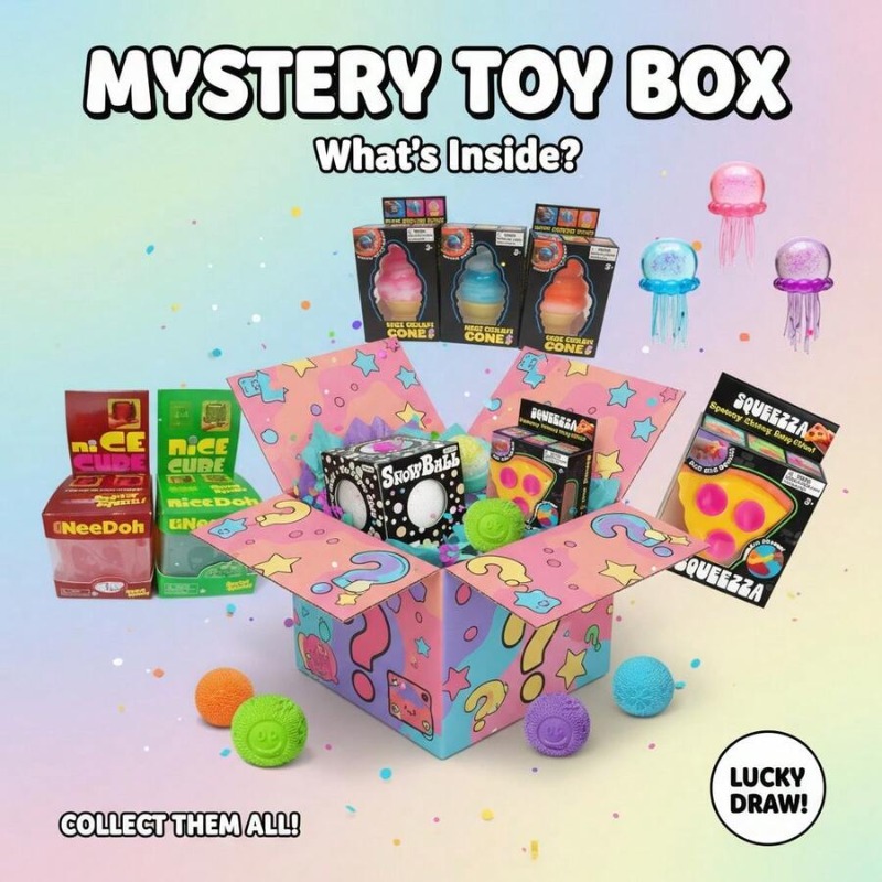2026 Hot Cute Cube & Ocean Squ - Mystery Box Blind Bag 评论和价格