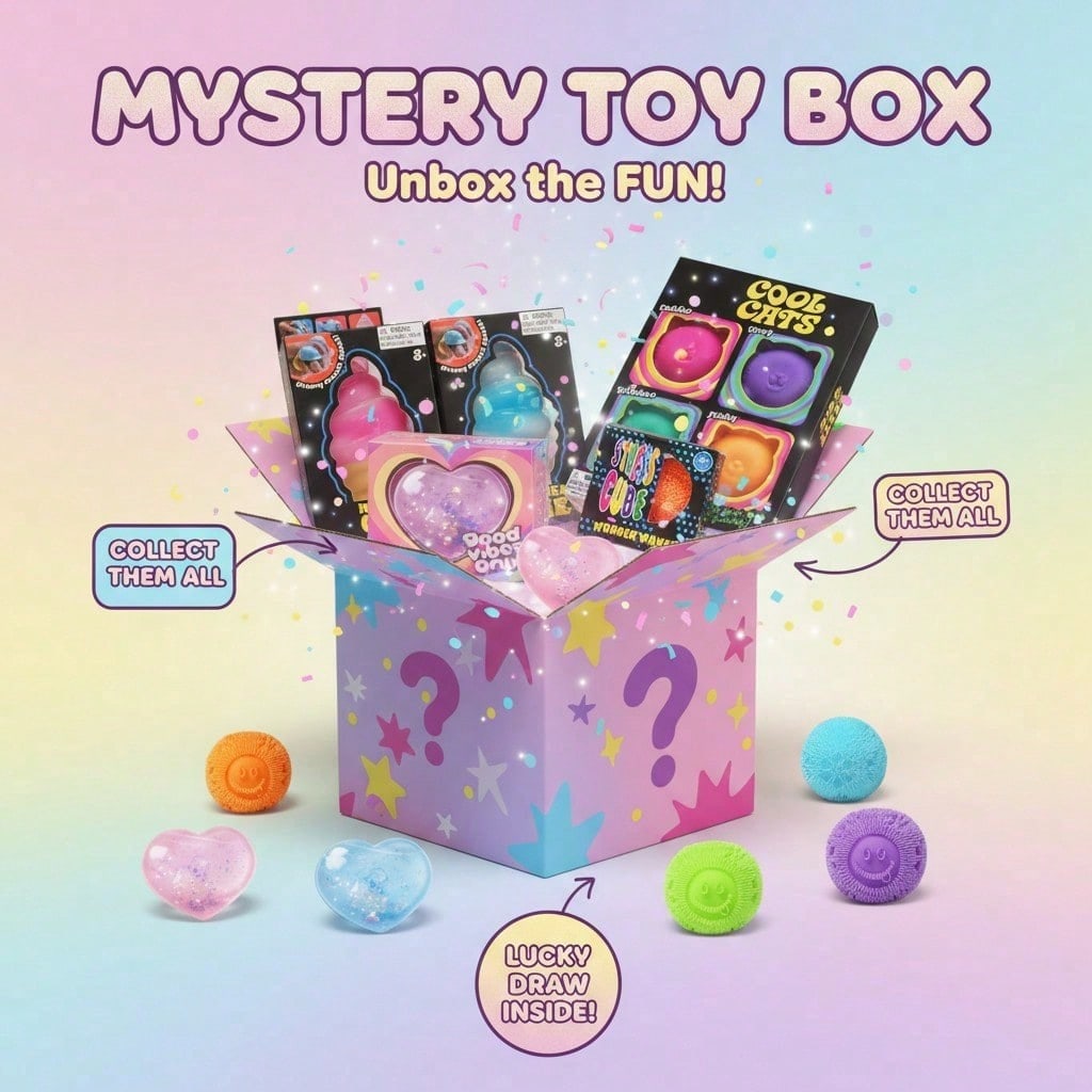 100+ Pieces Assorted Squishy F - Mystery Box Blind Bag 评论和价格