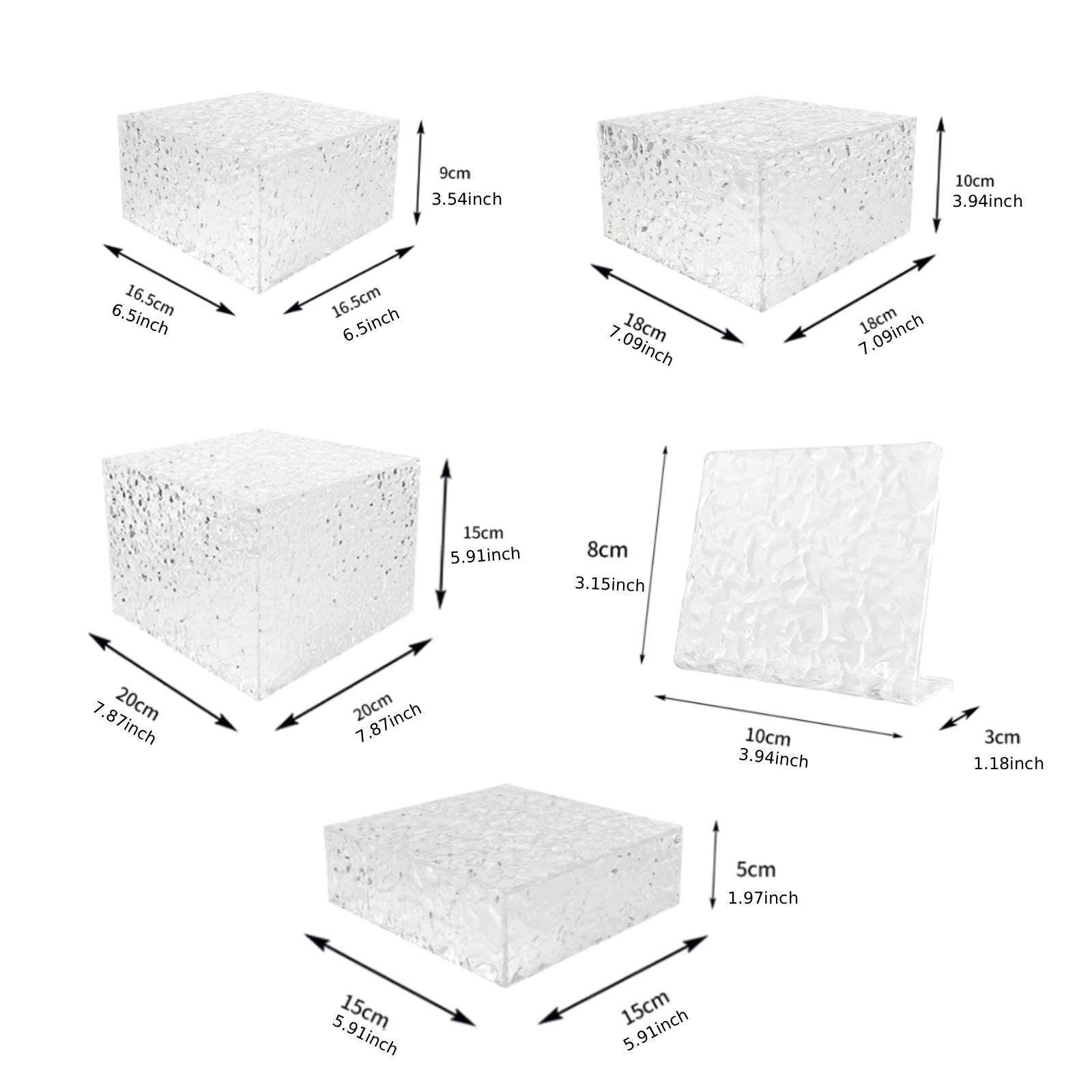 Acrylic Dessert Display Stand  - Display Risers Set 评论和价格