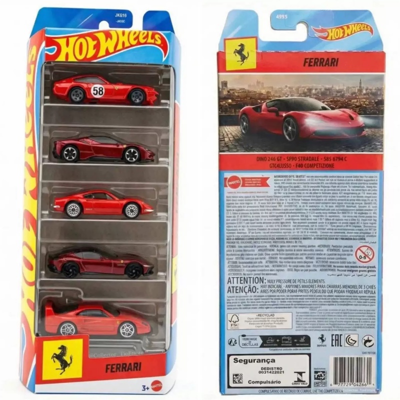 2026 5PCS Hot Wheels Ferrari S - Hot Wheels Car Track Sets 评论和价格