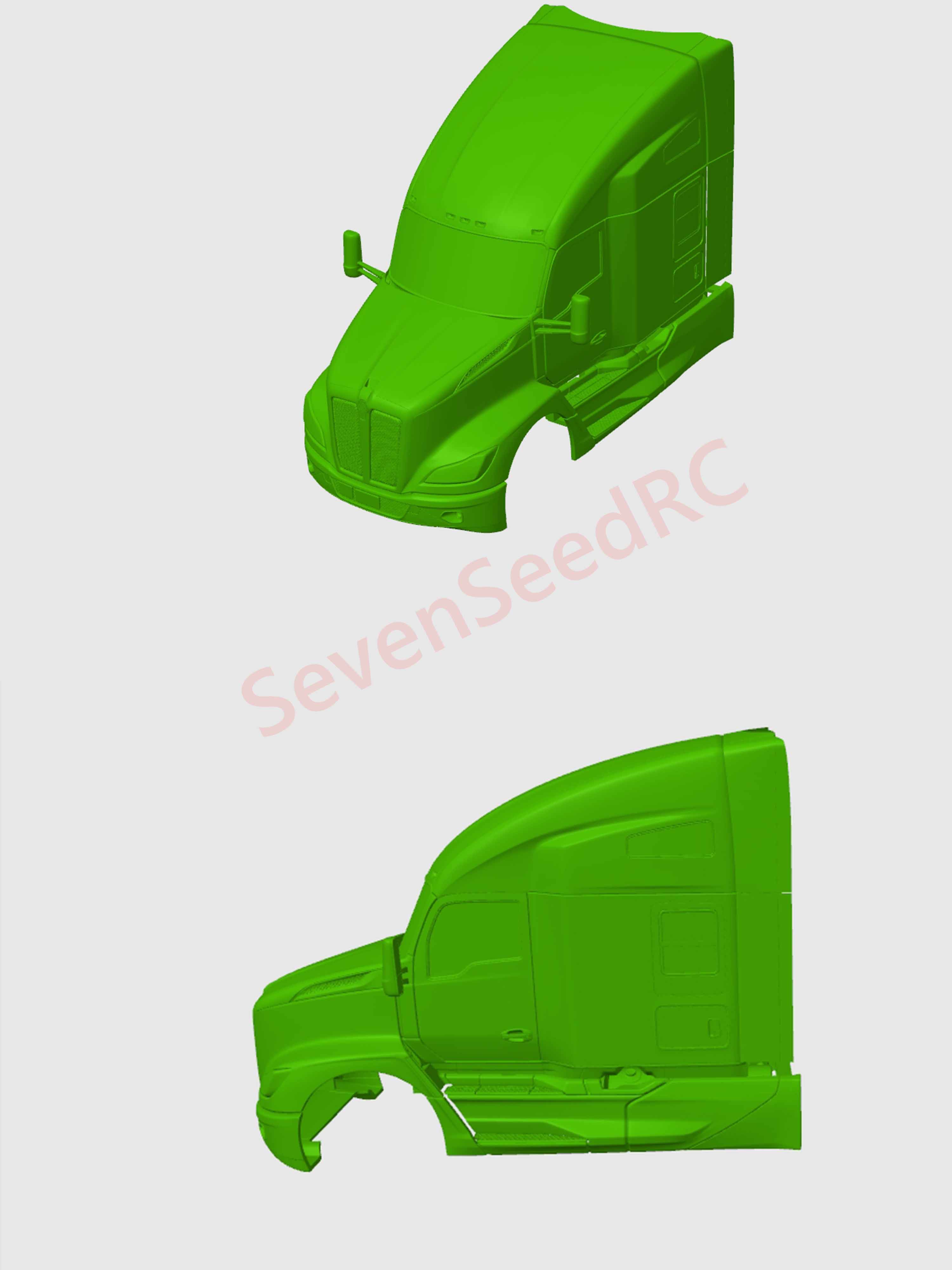 3d Printed Truck KENWORTH T680 - Tamiya Model Rc Car 评论和价格