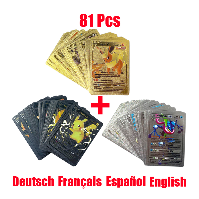 81-15Pcs Pokemon Cards Gold Si - Pokemon Binder Card 评论和价格