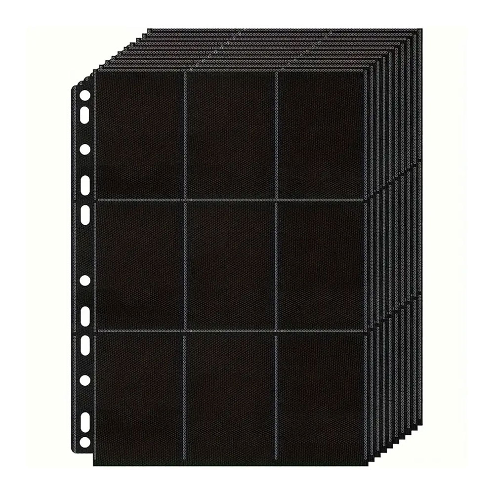 10Pack Black 9-Pocket A4 Tradi - Trading Card Binder 评论和价格