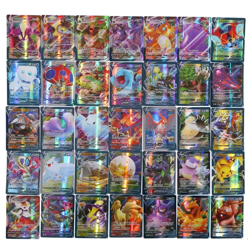 60/100Pcs English Pokemon Card - Pokemon Binder Card 评论和价格